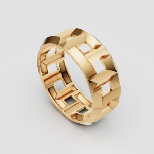 فایل سه بعدی انگشتر مدل تیفانی